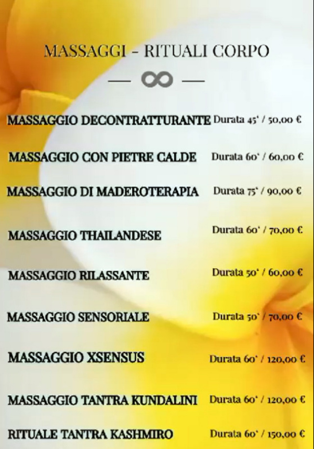 Infinity Massaggi Massaggi Bologna